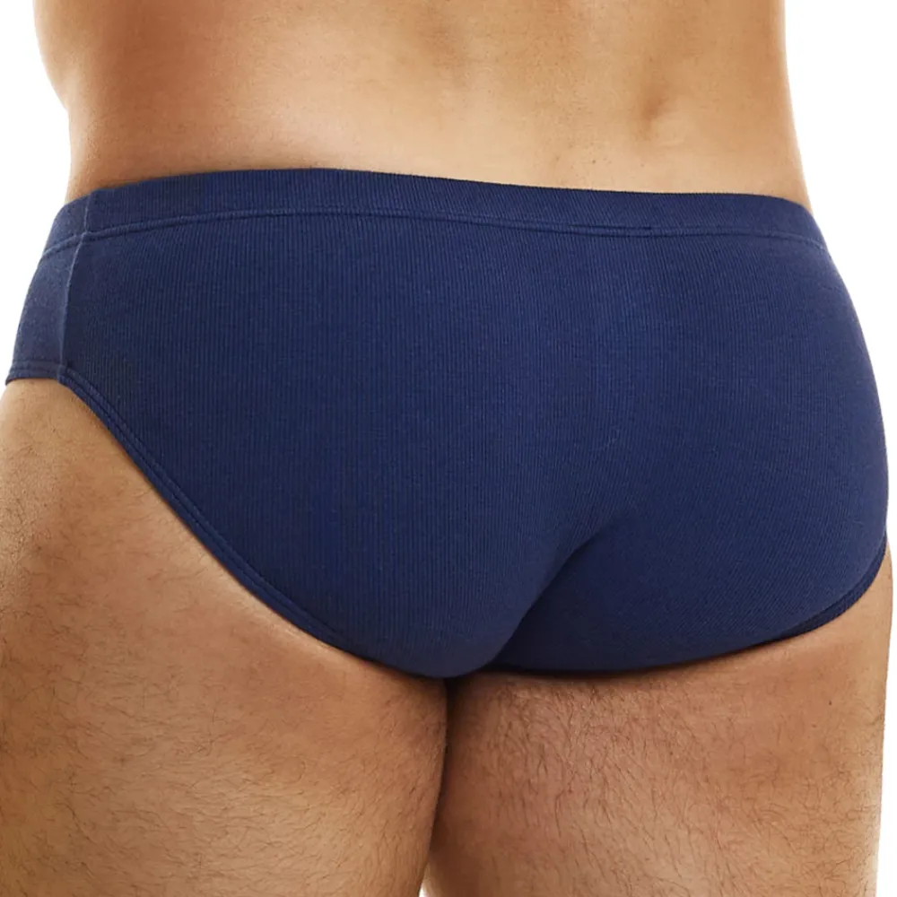 Modus Vivendi Slips-Slip Classique Peace Coton Bleu Marine
