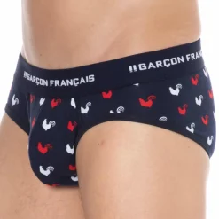 Garçon Français Slips-Slip Coq Gaulois Bleu Marine