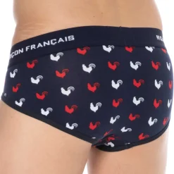 Garçon Français Slips-Slip Coq Gaulois Bleu Marine