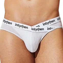 Intymen Slips Sexy-Slip Cross Blanc