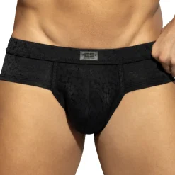 ES Collection Slips Sexy-Slip Daisy Flower Noir