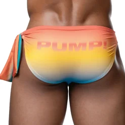 Pump! Slips De Bain-Slip de Bain à Nœud Sunset