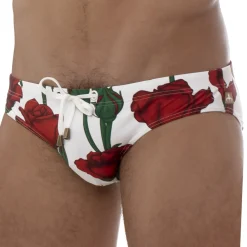 Marcuse Slips De Bain-Slip de Bain Amour Blanc
