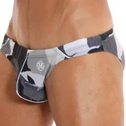 Marcuse Slips De Bain-Slip de Bain Anémone Noir