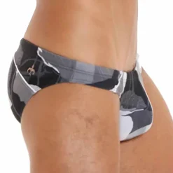 Marcuse Slips De Bain-Slip de Bain Anémone Noir