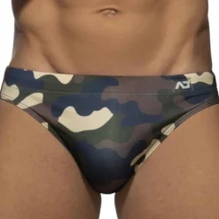 Addicted Maillots De Bain Push Up|Slips De Bain-Slip de Bain Basic Camouflage