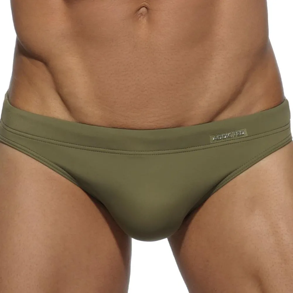 Addicted Slips De Bain-Slip de Bain Basic Colors Kaki