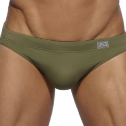Addicted Maillots De Bain Push Up|Slips De Bain-Slip de Bain Basic Kaki