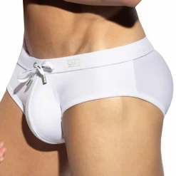 ES Collection Maillots De Bain Push Up|Slips De Bain-Slip de Bain Basic Sportive Blanc