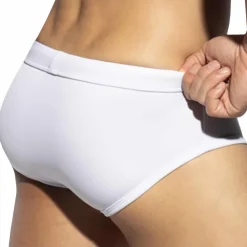 ES Collection Maillots De Bain Push Up|Slips De Bain-Slip de Bain Basic Sportive Blanc