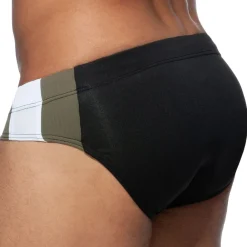 Addicted Maillots De Bain Push Up|Slips De Bain-Slip de Bain Basic Stripes Noir