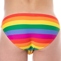 SKU Slips De Bain-Slip de Bain Bikini Arc-en-Ciel