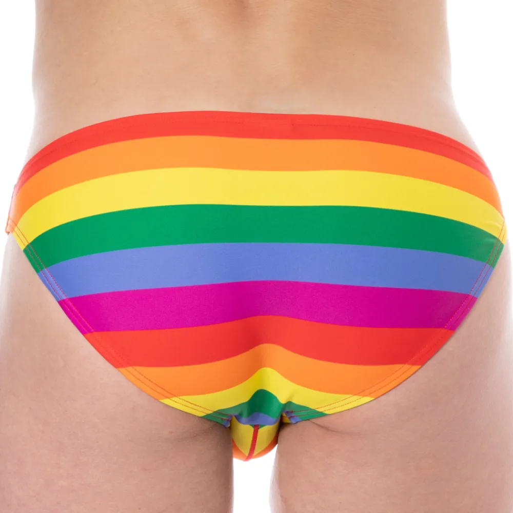 SKU Slips De Bain-Slip de Bain Bikini Arc-en-Ciel