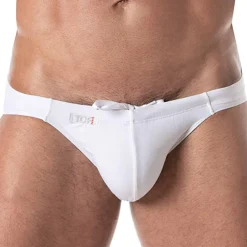 TOF Paris Slips De Bain-Slip de Bain Bikini Holidays Blanc