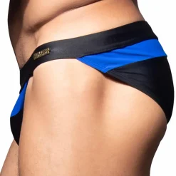 Andrew Christian Slips De Bain-Slip de Bain Bikini Horizon Noir - Bleu