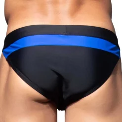 Andrew Christian Slips De Bain-Slip de Bain Bikini Horizon Noir - Bleu
