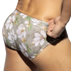 ES Collection Maillots De Bain Push Up|Slips De Bain-Slip de Bain Bikini Jasmine Beige