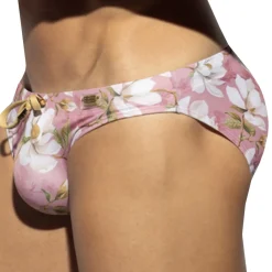 ES Collection Maillots De Bain Push Up|Slips De Bain-Slip de Bain Bikini Jasmine Rose Pâle