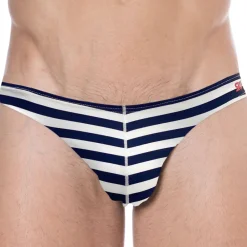 SKU Slips De Bain-Slip de Bain Bikini Marinière