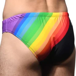 Andrew Christian Slips De Bain-Slip de Bain Bikini Pride Vision Arc-en-Ciel
