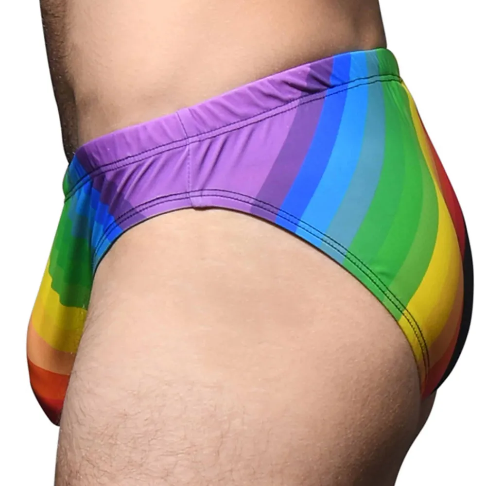 Andrew Christian Slips De Bain-Slip de Bain Bikini Pride Vision Arc-en-Ciel