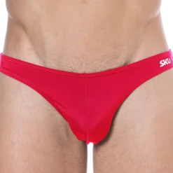 SKU Slips De Bain-Slip de Bain Bikini Rouge