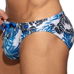 Addicted Slips De Bain-Slip de Bain Bikini Tropicana Bleu