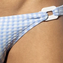 ES Collection Slips De Bain-Slip de Bain Bikini Vichy Bleu Ciel