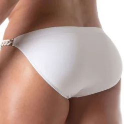 TOF Paris Slips De Bain-Slip de Bain Chain Blanc