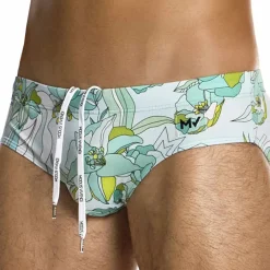 Modus Vivendi Slips De Bain-Slip de Bain Classic Art Nouveau Menthe