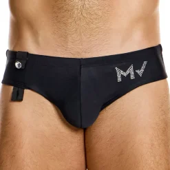 Modus Vivendi Slips De Bain-Slip de Bain Classic Diamonds Noir