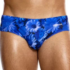 Modus Vivendi Slips De Bain-Slip de Bain Classique Daisies Bleu