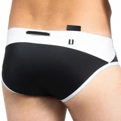 YEAH! Slips De Bain-Slip de Bain Dynamite Noir - Blanc