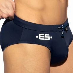 ES Collection Maillots De Bain Push Up|Slips De Bain-Slip de Bain Europe 2.0 Bleu Marine