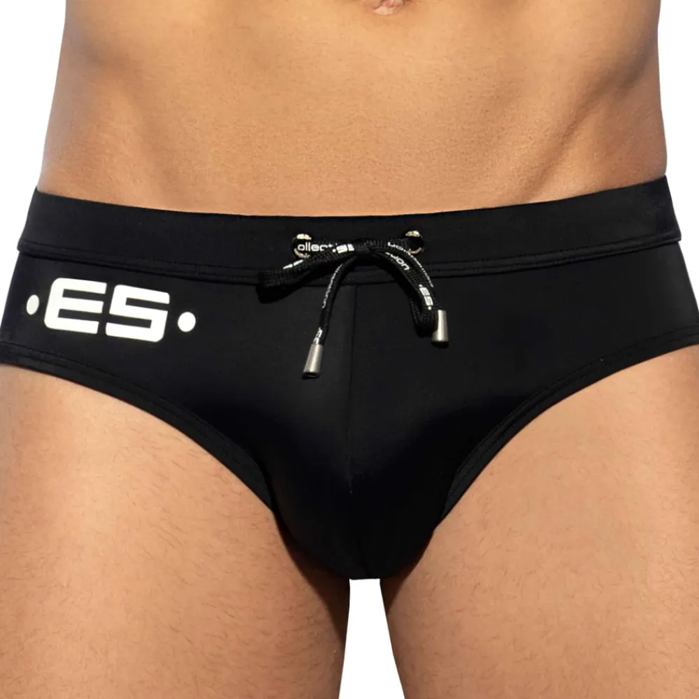 ES Collection Maillots De Bain Push Up|Slips De Bain-Slip de Bain Europe 2.0 Noir