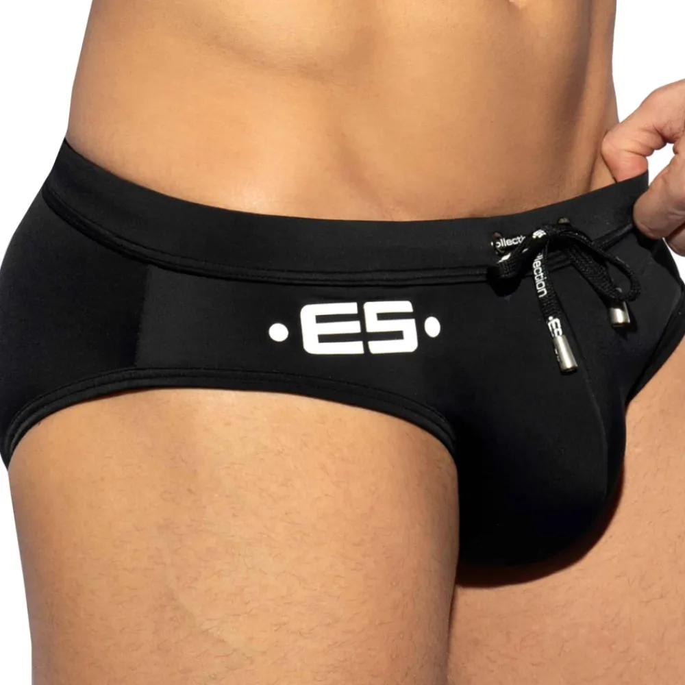 ES Collection Maillots De Bain Push Up|Slips De Bain-Slip de Bain Europe 2.0 Noir