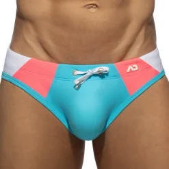 Addicted Slips De Bain|Maillots De Bain Push Up-Slip de Bain Flash AD Turquoise