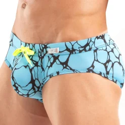 TOF Paris Slips De Bain-Slip de Bain Imprimé Bleu