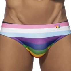 Addicted Maillots De Bain Push Up|Slips De Bain-Slip de Bain Inclusive Arc-en-Ciel