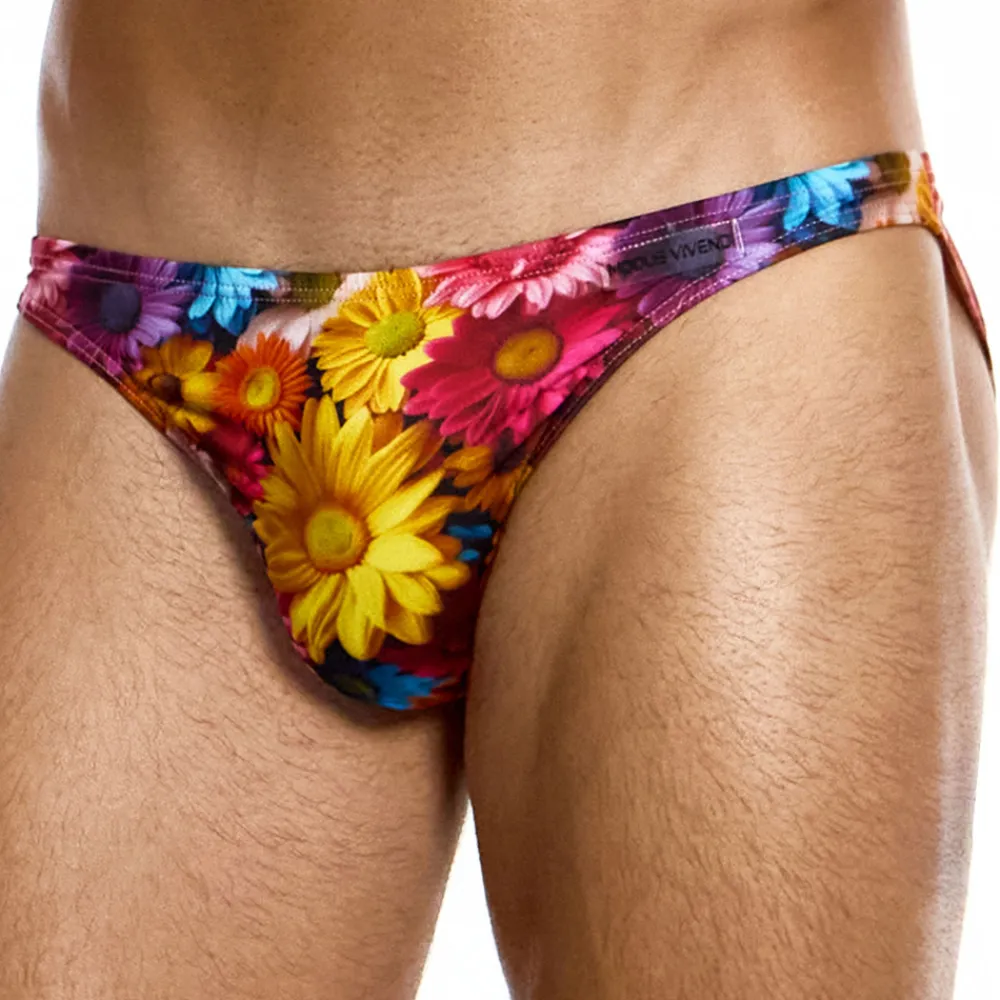 Modus Vivendi Slips De Bain-Slip de Bain Low Cut Daisies Multicolore