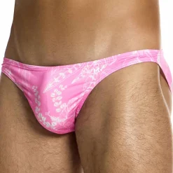 Modus Vivendi Slips De Bain-Slip de Bain Low Cut Floreale Rose