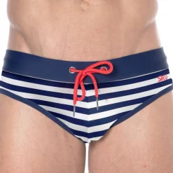 SKU Slips De Bain-Slip de Bain Marinière