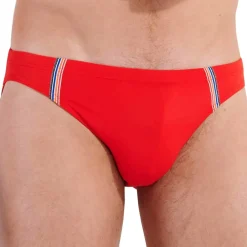HOM Slips De Bain-Slip de Bain Micro Nautical Cup Rouge
