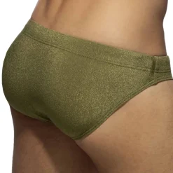 Addicted Maillots De Bain Push Up|Slips De Bain-Slip de Bain Piqué Kaki