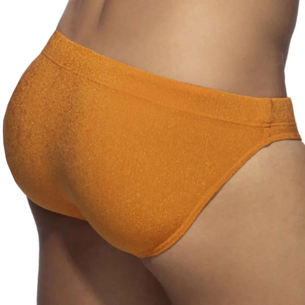 Addicted Maillots De Bain Push Up|Slips De Bain-Slip de Bain Piqué Orange