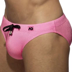 Addicted Maillots De Bain Push Up|Slips De Bain-Slip de Bain Piqué Rose