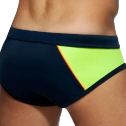 Addicted Maillots De Bain Push Up|Slips De Bain-Slip de Bain Racing Side Bleu Marine