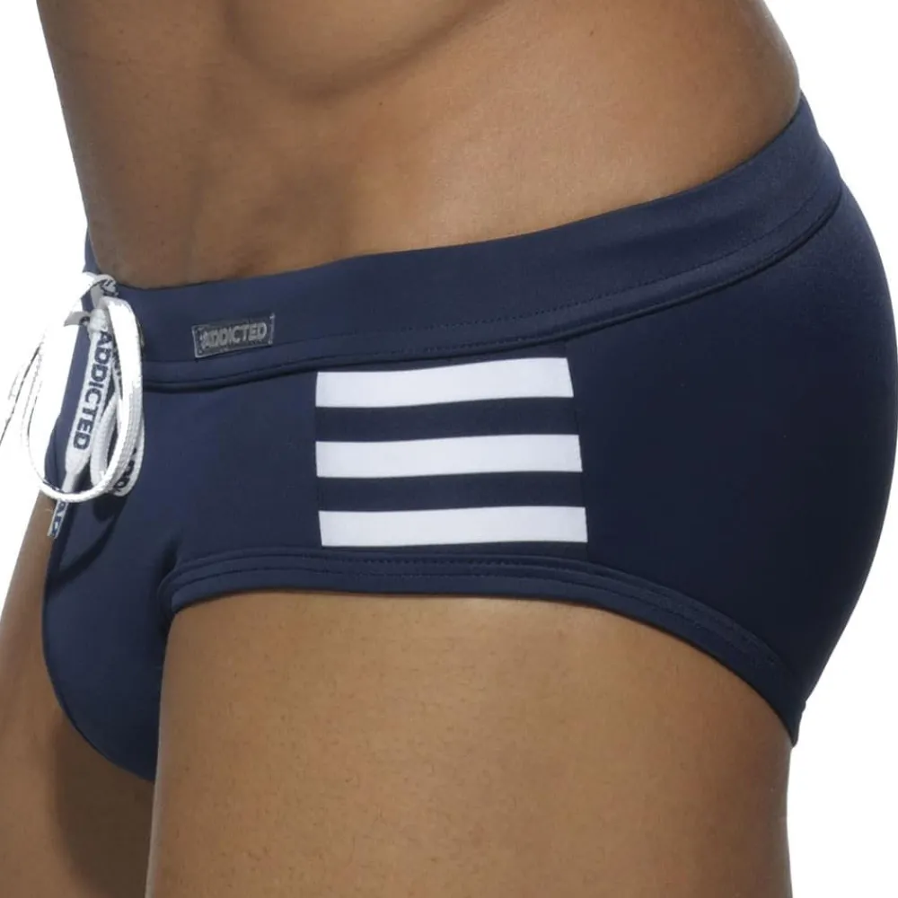 Addicted Maillots De Bain Push Up|Slips De Bain-Slip de Bain Sailor Colored Marine