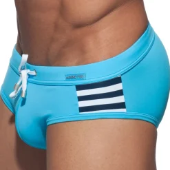 Addicted Maillots De Bain Push Up|Slips De Bain-Slip de Bain Sailor Colored Turquoise