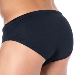 Emporio Armani Slips De Bain-Slip de Bain Satin Label Marine